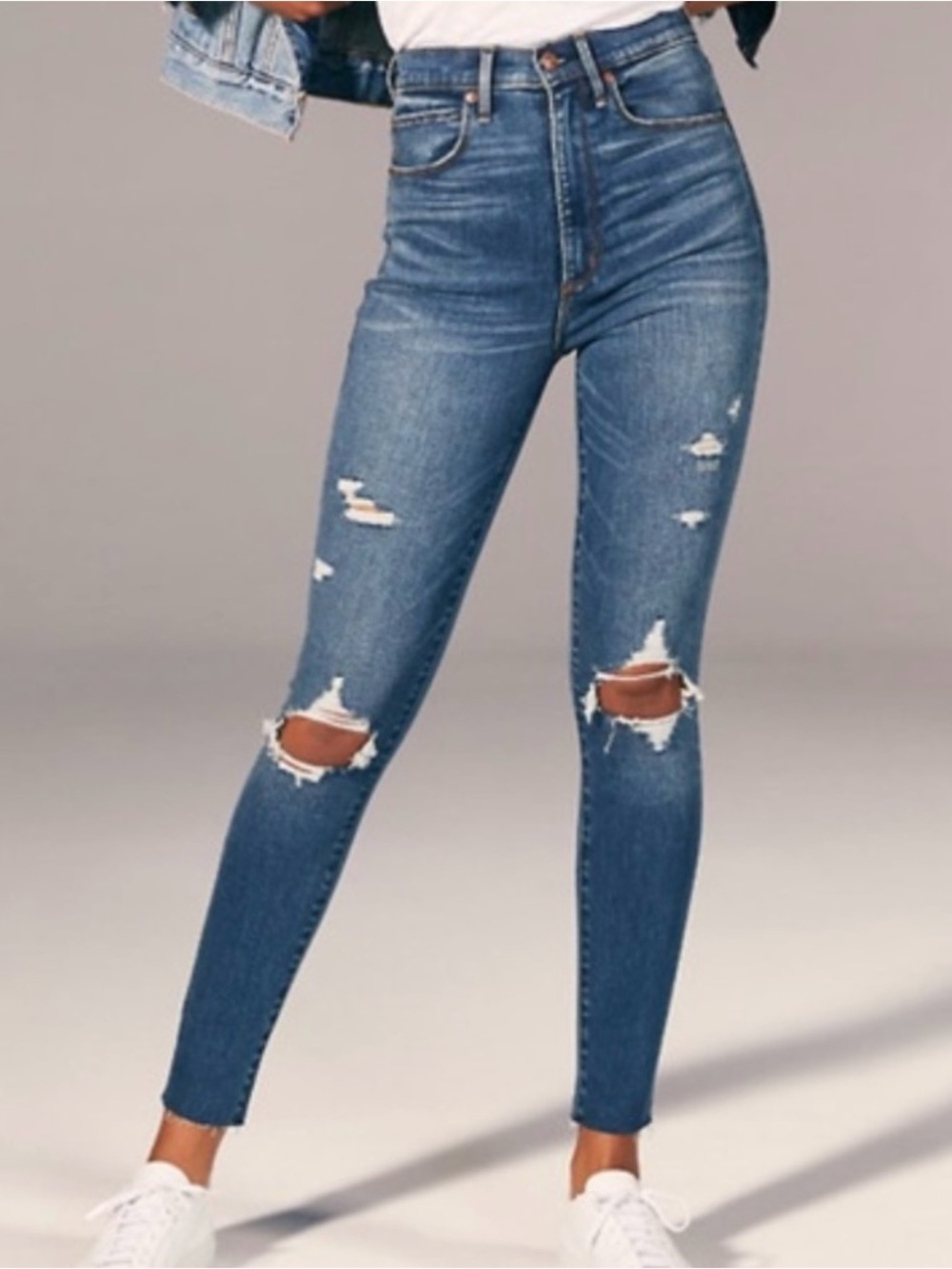 Abercrombie & Fitch Super Skinny Ultra High Rise Jeans 28/6R
